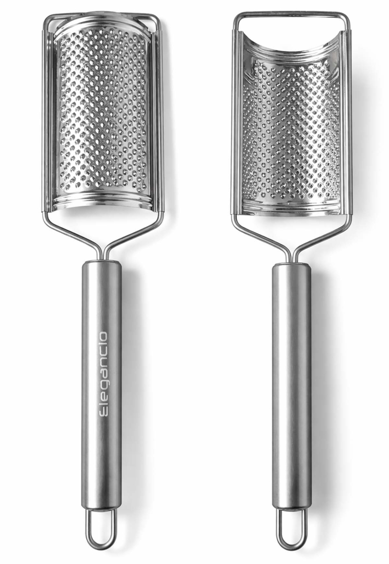 EDELSTAHL Handreibe Ingwerreibe Knoblauchreibe Küchenreibe